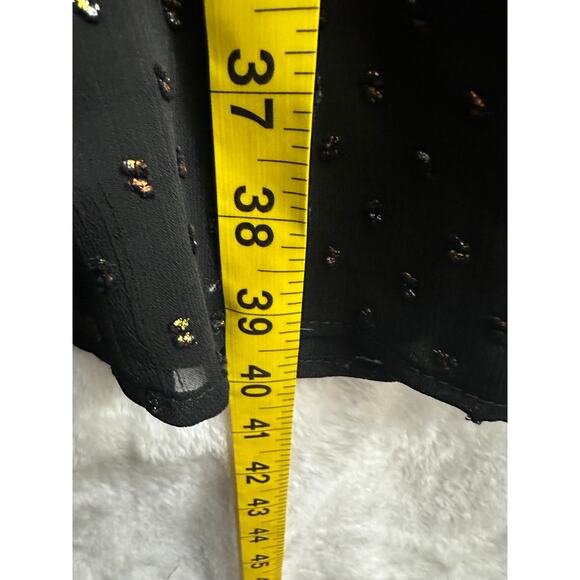 Torrid Mini Clip Dot Blouson Dress 2 2X Smocked Neck Waist - Picture 11 of 11